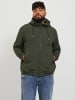 Jack & Jones Softshell Jacke Plus Oversize Biker Blouson Übergangs JJEBASIC in Grün-3