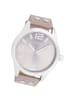 Oozoo Analog-Armbanduhr Oozoo Timepieces taupe, rosa extra groß (ca. 46mm)
