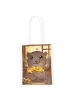 Mr. & Mrs. Panda Tote Bag Bär Pommes verliebt Design ohne Spruch in Weiß
