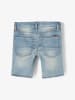 name it Long Shorts in light blue denim