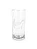 Mr. & Mrs. Panda Blümchentailglas Stinktier Yoga ohne Spruch in Transparent