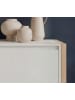 Furn.Design Highboard weiß, Eiche Artisan 120 cm, Kommode im skandinavischen Design