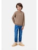 JACK & JONES Junior Sweatshirt 'Point Sweat Badge' in lila