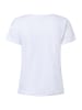 More & More stretchiges Baumwollshirt, Summervibes in white