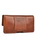 Greenburry Newport Brillenetui Leder 1.5 cm caramel