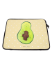 Mr. & Mrs. Panda Laptop Case Avocado Kern ohne Spruch in Gelb Pastell