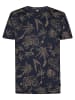 Petrol Industries T-Shirt mit Allover-Print Rocosa in Blau