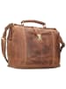 Greenburry Vintage Handtasche Leder 32 cm brown