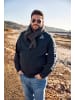 Men Plus Steppweste in navy blau