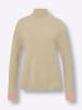 Heine Stehkragenpullover in beige-meliert