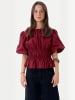 TeeShoppen Top Valentina in Burgundy