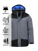 Trollkids Winterjacke "Norefjell" in Grau Melange / Blau