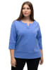 Ulla Popken Sweatshirt in himmelblau