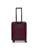 Redolz Essentials 11 4 Rollen Kabinentrolley 55 cm mit Dehnfalte in burgundy