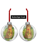 Mr. & Mrs. Panda Weihnachtsanhänger Otter Blumenstrauß Design oh... in Weiß