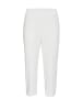 GOLDNER Trageangenehme 7/8-Rippenhose in cremeweiß