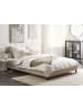 Beliani Doppelbett ROANNE in Beige/Braun - (W) 169 x (H) 29 x (L) 211 cm