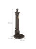 relaxdays Standbrunnen in Braun - (B)29 x (H)82 x (T)33 cm