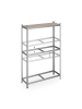 relaxdays Reifenregal in Silber - (B)120 x (H)180 x (T)40 cm