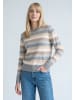 mimo Women Sweater in GREY STRIPED