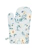 Greengate Ofenhandschuh PHILIPPA PALE BLUE Blau mit Blumen