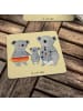 Mr. & Mrs. Panda Bierfilzl Koala Familie ohne Spruch in Gelb Pastell