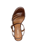 Tamaris Sandalette in BROWN PATEN