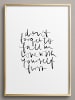 Tales by Jen Poster / Kunstdruck "Don't forget to fall in love with yourself" I Ohne Rahmen