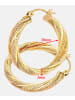 Vanlere Creolen aus 375 Gelbgold