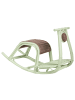 Beliani Kindersessel ASPRIA in Grün/Braun - (W) 42 x (H) 53 x (L) 85 cm