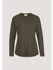 Hessnatur Longsleeve in vintage oliv