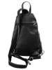 Samantha Look Rucksack echt Leder in schwarz