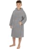 normani Kinder langarm Poncho (10-13 Jahre) Pichilemu in Grau