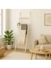 relaxdays Handtuchleiter in Weiß/ Natur - (B)45 x (H)164 x (T)2 cm