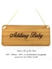 Mr. & Mrs. Panda Firmenschild Achtung Baby mit Spruch in Keine Angabe
