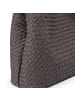Les Visionnaires Paz Weave Silky Schultertasche Leder 42 cm café