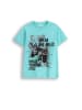 Coccodrillo T-Shirt mit kurzen Ärmeln in blau