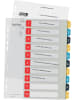 Leitz Register Cosy A4 1-10 bedruckbar PP 10 Blatt farbig