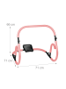 relaxdays Bauchtrainer in Rosa/ Schwarz - (B)71 x (H)66 x (T)71 cm