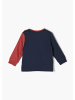 s.Oliver T-Shirt langarm in Blau-mehrfarbig-rot