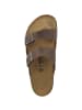 Birkenstock Sandale Arizona CT geöltes Nubukleder normal in dunkelbraun