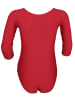 Aquarti Mädchen Body 3/4 Arm in rot