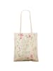 Mr. & Mrs. Panda Shopper Blumen Leben mit Spruch in Bunt