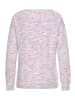 Buffalo V-Ausschnitt-Pullover in rosa-blau