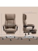 Vinsetto Bürostuhl-65L x 61B x 108-118H cm-Braun