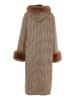 fraully Damen Poncho in Braun