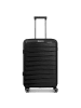 Franky London 4 Rollen Trolley M 65 cm mit Dehnfalte black