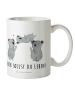 Mr. & Mrs. Panda Tasse Koalas Feiern mit Spruch in Weiß