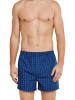 Schiesser Web-Boxershorts 2er Pack in Blau