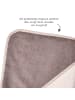 Wörner Kapuzenbadetuch 80 x 80 cm - Uni Natur H in beige,braun